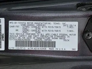 Toyota Tacoma 2014 4x2 Base 4dr Access Cab 6.1 ft SB 5M