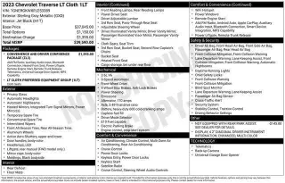 Chevrolet Traverse 2023 LT Cloth 4dr SUV