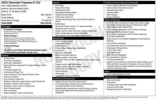 Chevrolet Traverse 2025 4X4 LT 4dr SUV