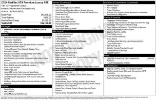 Cadillac XT4 2024 4x4 Premium Luxury 4dr Crossover
