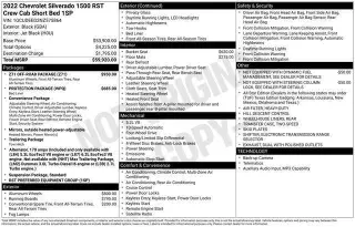 Chevrolet Silverado 1500 2022 4x4 RST 4dr Crew Cab 5.8 ft. SB