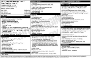 Chevrolet Silverado 1500 2025 4x2 LT 4dr Crew Cab 5.8 ft. SB