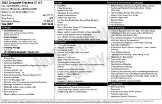 Chevrolet Traverse 2025 LT 4dr SUV