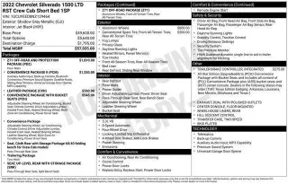 Chevrolet Silverado 1500 Limited 2022 4x4 RST 4dr Crew Cab 5.8 ft. SB