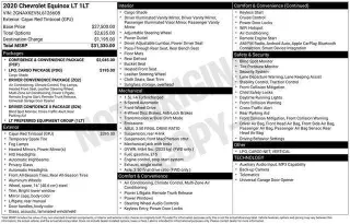 Chevrolet Equinox 2020 LT 4dr SUV w/1LT
