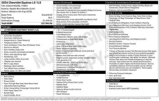 Chevrolet Equinox 2024 LS 4dr SUV w/1LS