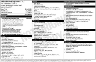 Chevrolet Equinox 2026 LT 4dr SUV