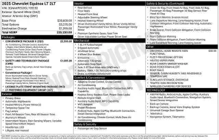 Chevrolet Equinox 2025 4x4 LT 4dr SUV