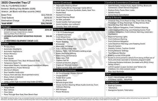 Chevrolet Trax 2025 LT 4dr Crossover