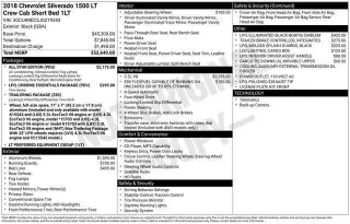 Chevrolet Silverado 1500 2018 4x4 LT 4dr Crew Cab 5.8 ft. SB