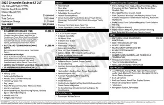 Chevrolet Equinox 2025 4x4 LT 4dr SUV