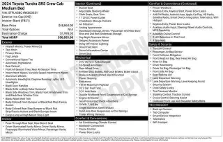 Toyota Tundra 2024 4x2 SR5 4dr CrewMax Cab Pickup LB