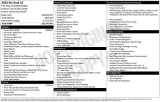 Kia Soul 2025 LX 4dr Crossover