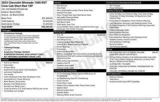 Chevrolet Silverado 1500 2023 4x2 RST 4dr Crew Cab 5.8 ft. SB