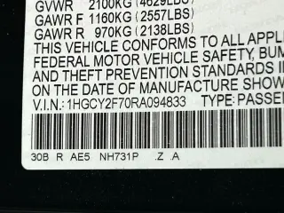 Honda Accord Hybrid 2024 Sport-L 4dr Sedan