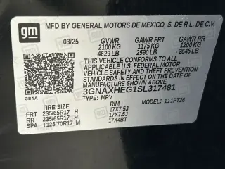 Chevrolet Equinox 2025 LT 4dr SUV
