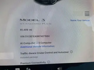 Tesla Model 3 2019 Mid Range 4dr Fastback