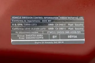 Nissan Frontier 2025 4x2 S 4dr Crew Cab 5 ft. SB