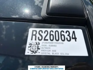 2026 Subaru Outback