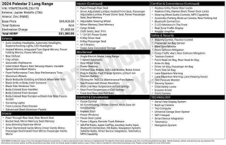 Polestar 2 2024 Long Range Single Motor 4dr Fastback
