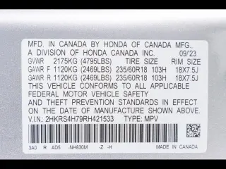 Honda CR-V 2024 AWD EX-L 4dr SUV
