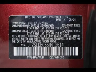 Subaru Forester 2025 AWD Premium 4dr Crossover