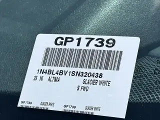 Nissan Altima 2025 2.5 S 4dr Sedan