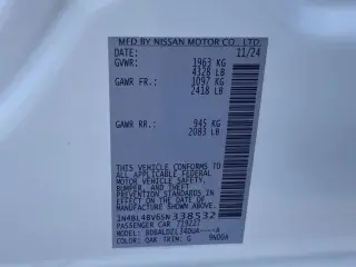 Nissan Altima 2025 2.5 S 4dr Sedan