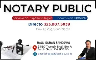 NOTARY PUBLIC & SEGUROS AUTO