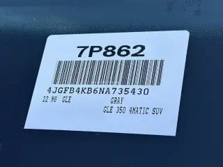 Mercedes-Benz GLE 2022 AWD GLE 350 4MATIC 4dr SUV