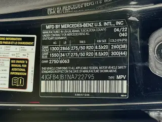 Mercedes-Benz GLE 2022 GLE 350 4dr SUV