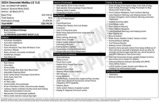 Chevrolet Malibu 2024 LS 4dr Sedan