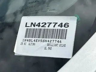 Nissan Altima 2025 2.5 SL 4dr Sedan