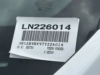 Nissan Sentra 2026 S 4dr Sedan