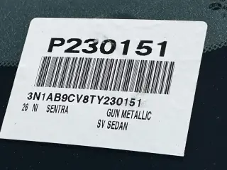 Nissan Sentra 2026 SV 4dr Sedan