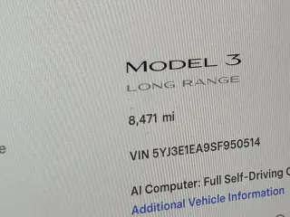 Tesla Model 3 2025 Long Range 4dr Fastback