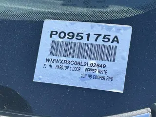 MINI Hardtop 2 Door 2020 Cooper 2dr Hatchback