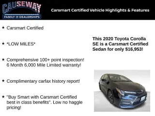 Toyota Corolla 2020 SE 4dr Sedan CVT