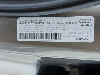 Audi A6 2012 AWD 3.0T quattro Premium Plus 4dr Sedan