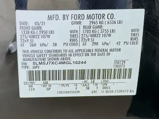 Lincoln Aviator 2021 AWD Reserve 4dr SUV