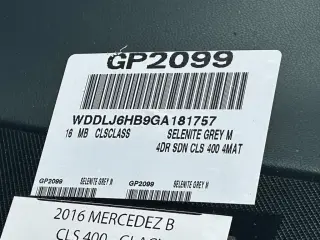 Mercedes-Benz CLS 2016 AWD CLS 400 4MATIC 4dr Sedan