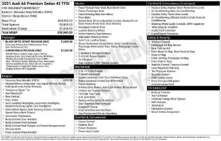 Audi A6 2021 AWD quattro Premium 45 TFSI 4dr Sedan