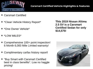 Nissan Altima 2019 2.5 SV 4dr Sedan