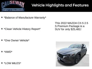 Mazda CX-5 2022 AWD 2.5 S Premium 4dr SUV