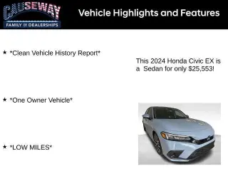 Honda Civic 2024 EX 4dr Sedan