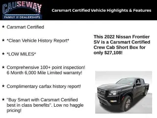 Nissan Frontier 2022 4x4 S 4dr Crew Cab 5 ft. SB