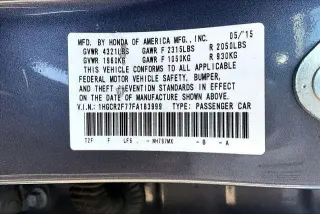 Honda Accord 2015 EX 4dr Sedan CVT