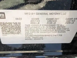 Cadillac CT5 2022 Premium Luxury 4dr Sedan