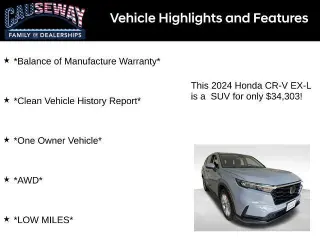 Honda CR-V 2024 AWD EX-L 4dr SUV