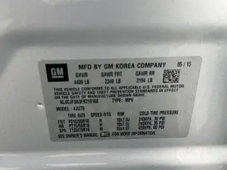 Buick Encore 2015 AWD Convenience 4dr Crossover
